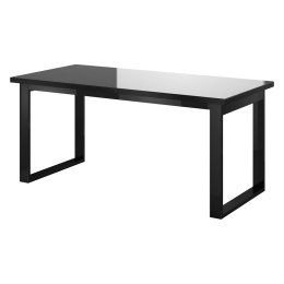 Stół rozkładany HELIO HE92 czarny / czarne szkło