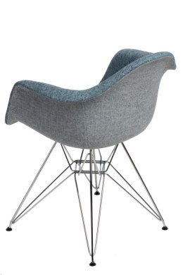 Krzesło P018 DAR Duo niebiesko - szare