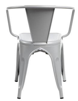 Krzesło Paris Arms szare inspirowane Tolix