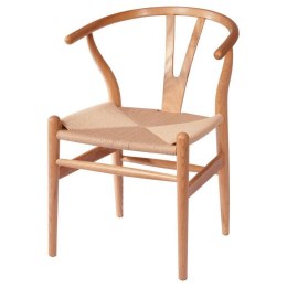 Krzesło BONBON naturalne rattanowo jesionowe