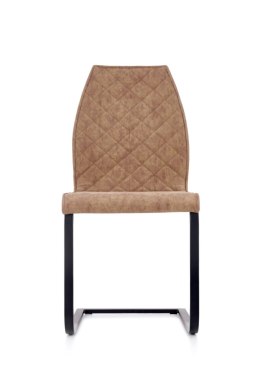 Krzesło K-265 czarny / brązowy / dąb miodowy