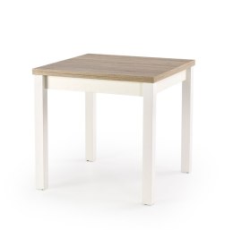 Stół rozkładany GRACJAN dąb sonoma / biały