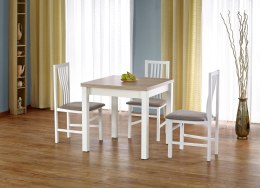 Stół rozkładany GRACJAN dąb sonoma / biały