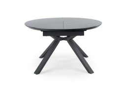 Stół rozkładany VERTIGO czarny marmur / czarny
