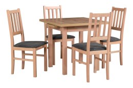 Stół MAX 7 + krzesła BOS 4 (4szt.) - zestaw DX26A