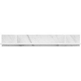 Półka VEROLI VR02 biały / biały marmur