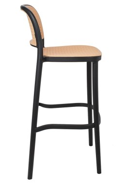 Krzesło barowe WICKY czarne