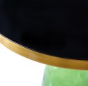 Stolik kawowy DOLCE zielono czarny 50 cm