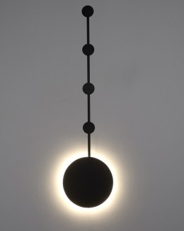 Lampa ścienna CLEX - 1 LED czarna 105 cm