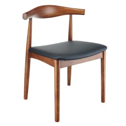 Krzesło CLASSY jesionowe w kolorze orzechowym