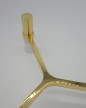 Lampa wisząca CANDLES-10 złota 165 cm