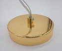 Lampa wisząca CANDLES-10 złota 165 cm