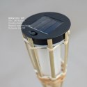 NEW GARDEN lampa ogrodowa HIAMA SOLAR z efektem płomienia (24 sztuki)