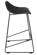 Krzesło barowe ROLF czarne 76