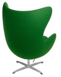 Fotel Jajo zielony kaszmir 20 Premium
