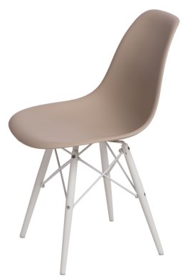 Krzesło P016W PP beżowy/white