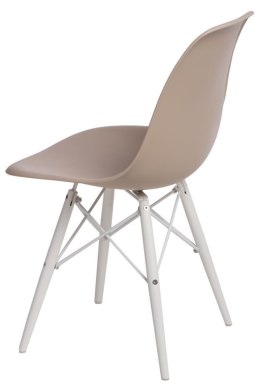 Krzesło P016W PP beżowy/white