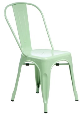 Krzesło Paris zielone inspirowane Tolix