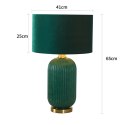 Lampa stołowa Tamiza duża 1xE27 zielona LP-1515/1T big green