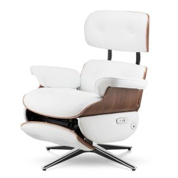 Fotel Elektryczny Lucera insp. Lounge Chair Biały