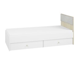 Łóżko CESAR CS14 90x200 biały / buk fjord