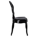 Krzesło Queen czarne