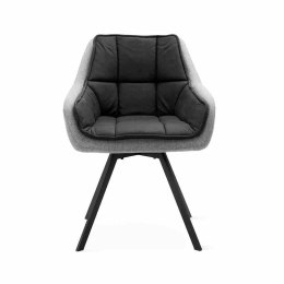 Krzesło obrotowe PIRLO II grafit+szary/noga czarna