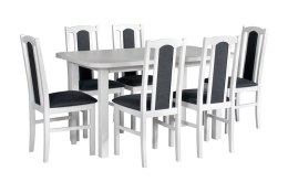Stół WENUS 2 + krzesła BOS 7 (6szt.) - zestaw DX3