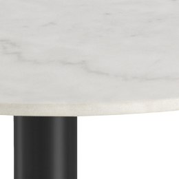 Stół okrągły Corby marmur/czarny 105cm