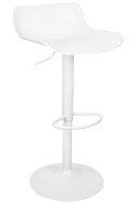 Krzesło barowe SNAP BAR regulowane białe