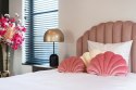 RICHMOND łóżko BELMOND 120x200 różowe - welur