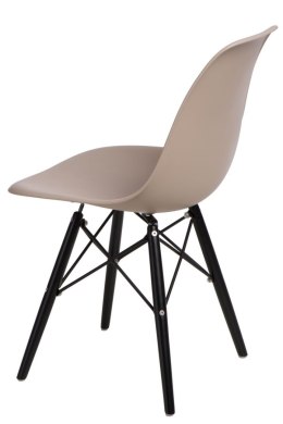 Krzesło P016W PP beige/black