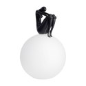 Lampa stołowa WOMAN-2 czarna 35 cm