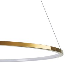 Lampa wisząca CIRCLE SLIM 80 LED złoty 80 cm