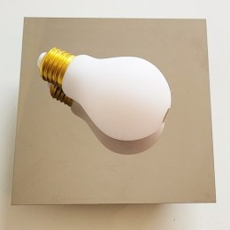 Lampa ścienna BULB złota 15 cm