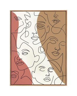 KARE obraz FACCIA ARTE TRI COLORE 90x120 cm