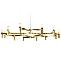 Lampa wisząca CANDLES-12B złota 106 cm