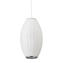 Lampa wisząca SILK BARREL biała 60 cm