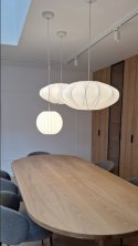 Lampa wisząca SILK X-shape biała 60 cm