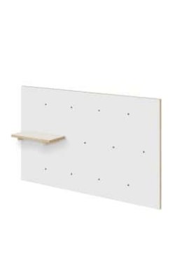 MODUŁOWA TABLICA PEGBOARD POZIOMA BIAŁA