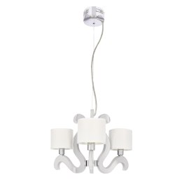 AMBROSIA 1 LAMPA WISZĄCA 3X40W E14 + 18,4W LED CHROM