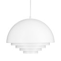 Lampa wisząca DIVERSO biała matowa 40 cm