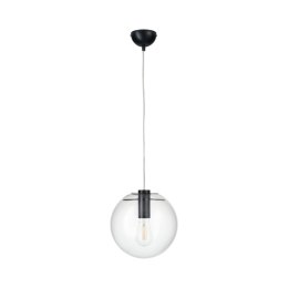 Lampa wisząca TONDA czarna 25 cm