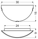 KSIĘŻYC PLAF 1/2 NI 1X60W E27